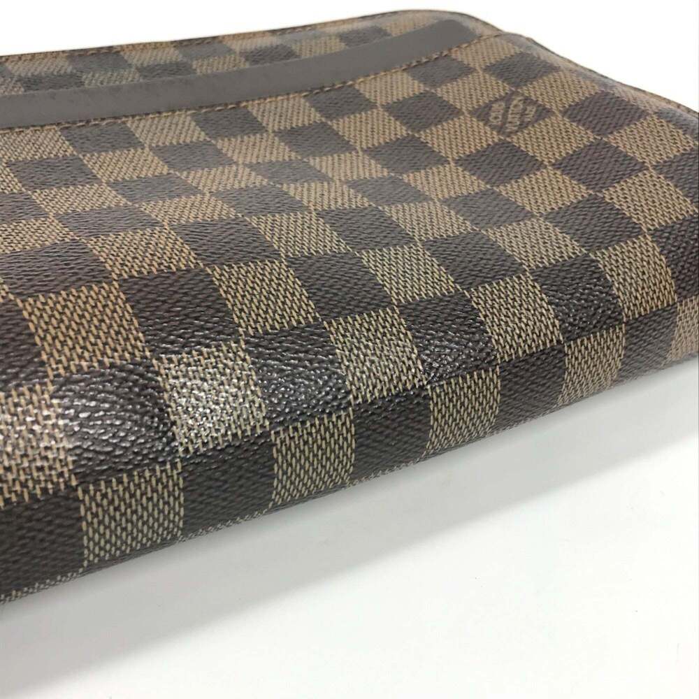 LOUIS VUITTON Authentic Brown Damier Canvas Pouch - Picture 7 of 16